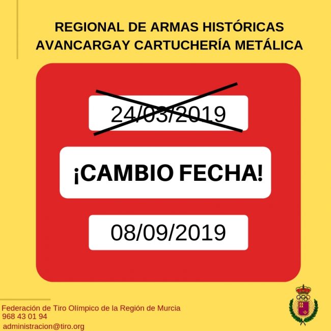 cambio de fecha