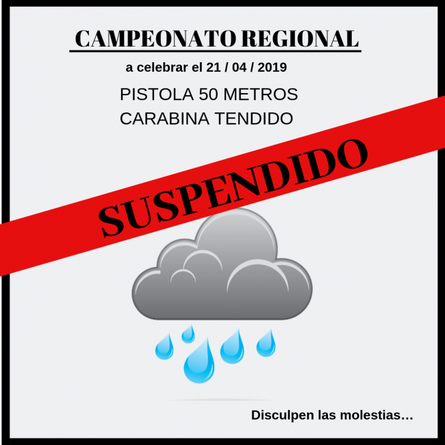 SUSPENSIÓN DEL REGINOAL